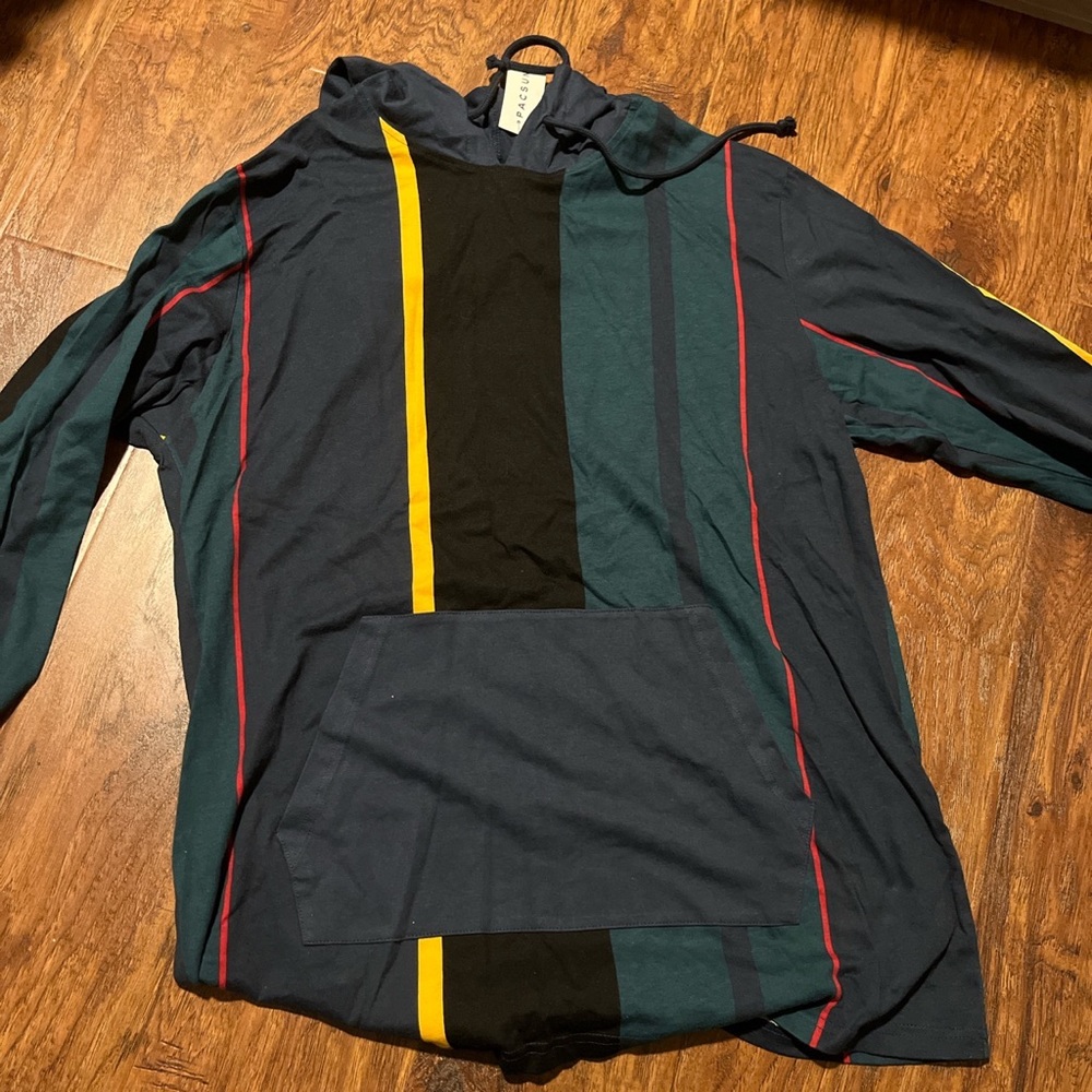 Pacsun striped t-shirt hoodie
